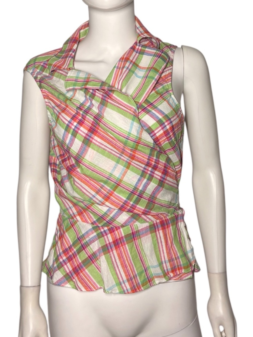 Lauren Ralph Lauren Vintage Wrap Top - XL 🌟